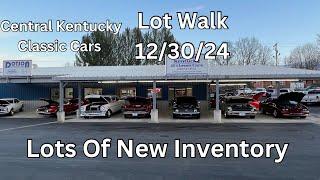 Central Kentucky Classic Cars Lot Walk  12/30/24