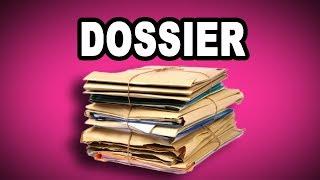 Learn English Words: DOSSIER - Meaning, Vocabulary with Pictures and Examples