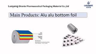 Cold Forming Foil; Alu-Alu Foil；PTP Blister Foil, aluminum Foil; PVC/PE Compound Soild Materials