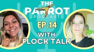 ️Parrot First Aid, Bird Rooms, Foraging, Behaviour Challenges @FlockTalk | The Parrot Podcast #14