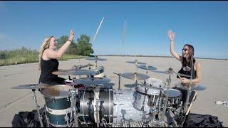 Nelly - Hot In Herre - Dual Drum Cover - 2 DRUMMERS!