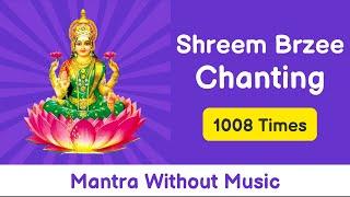 SHREEM BRZEE 1008 Times | Shreem Brzee Fast | Lakshmi Devi Mantra | Prosperity, Wealth Manifestation