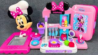 63 Menit Memuaskan dengan Membuka kemasan Perangkat Bermain Dapur Minnie Mouse, Mainan Disney ASMR