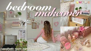 AESTHETIC ROOM MAKEOVER 🪞 pinterest-inspired room transformation