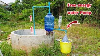 Amazing idea To Make Auto pump from deep well, Pressure pump from deep well.#freeenergy#diy#pvc.
