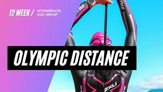 12-Week Olympic Distance Triathlon Training Plan for Intermediate Age Group Athletes