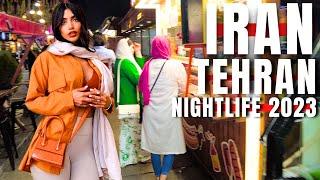 IRAN-Tehran Nightlife 2023 City Center Street Food-Lifestyle Iranian Walking Tour|4k