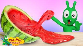 Pea Pea Aprende a Hacer Limo De Sandía | Dibujos animados para niños - Pea Pea Español