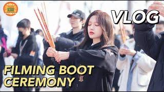 CHENGXIAO'S NEW DRAMA 《LIE TO LOVE》 FILMING BOOT CEREMONY | WORK VLOG