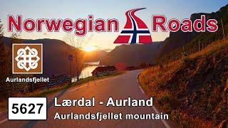 Driving Aurlandsfjellet | Fv5627 Lærdal - Aurland | Norwegian Roads 4K UHD