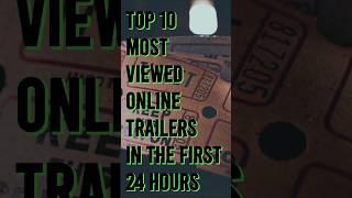 TOP 10 MOST VIEWED ONLINE TRAILERS IN THE FIRST 24 HOURS