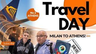 I HONEST CAN NOT BELIEVE WHAT COLOUR IT WAS! | ️Travel Day Milan To Athens Geece DESTINATION 2