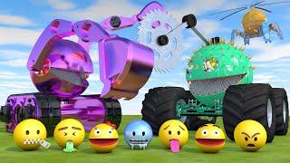 Pacman's Best Adventures Compilation #13 | Two-Armed Grapple, Circular Saw Monster Truck, Emojis