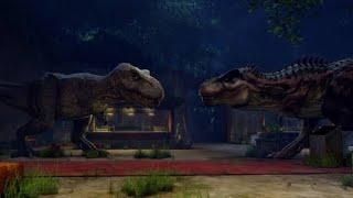 T. Rex Vs Tarbosaurus | Jurassic World: Acampamento Jurássico