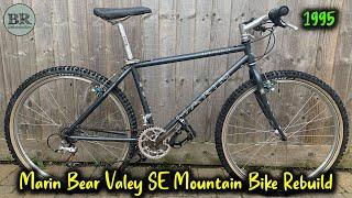 Marin Bear Valley SE 1995 Mountain Bike Full Rebuild Restoration ASMR