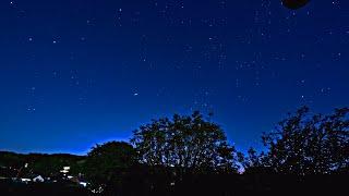 Bright Stars In A Moonlit Night Sky Time Lapse 4K - May 24, 2024