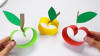 3d paper APPLE | Easy paper crafts ideas