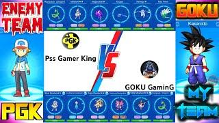 @PssGamerKingV/S GOKU GaminG| 6 Myth vs 6 Myth | Pokemon Evolution Android