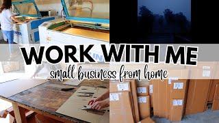 Work With Me On Etsy Orders |  Hurricane, Fulfilling Orders, Behind The Scenes WFH