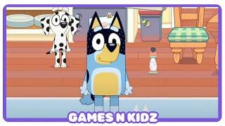 Bluey Lets Play Episode: Bathroom, Bedroom, Playroom & Kitchen Bluey Game For Kids