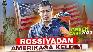 AMERIKAGA KELDIM GREEN CARD 2024 SOHIBI BILAN SUHBAT #bugunamerikada #amerika #greencard2024