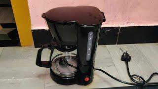 Croma Coffee Maker unboxing & demo - how to use coffee maker - how to use croma coffee maker