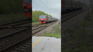 ЭД4М-0215 Каменск-Уральский-Екб прибывает на О. П. 61 км