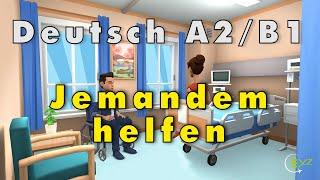 jemandem helfen | B1 Sprechen | Eine Freundin hat ein Baby bekommen | Deutsch lernen mit Dialogen