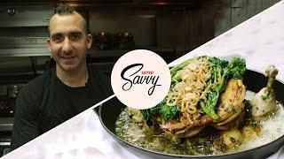 Marc Forgione's Famous Chicken Under a Brick Recipe - Savvy, Ep. 24