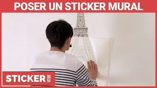 Comment poser un sticker mural | Sticker Déco