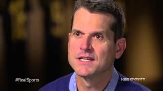 How Jim Harbaugh Met His Wife:  Real Sports Bonus Clip (HBO)