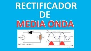 Tutorial (Explicacion) Rectificador de Media Onda (Diodos) Ejercicios Resueltos