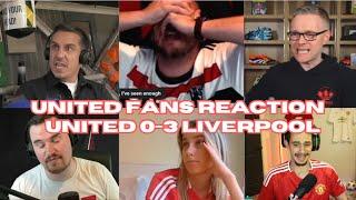 ANGRY Man United Fans (ft Gary Neville) Reaction to Manchester United 0-3 Liverpool