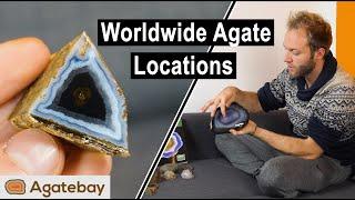 Worldwide Agate Locations: How to Identify Agates! Agates explained by Josh -4K-