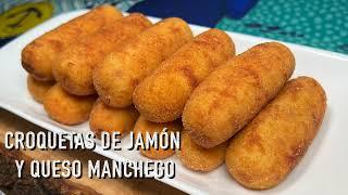 Croquetas de Jamón y Queso Manchego | Cocina Con Fujita