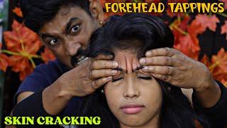 Head Massage with Forehead Tappings | Neck, Hair & Skin Cracking | Satisfying Hair Scratching | ASMR