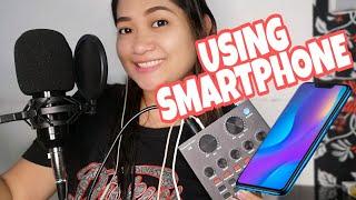 PAANO MAGRECORD AT MAG EDIT NG SONG COVERS GAMIT ANG SMARTPHONE+BM800+SOUNDCARD| Step by Step