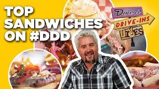 Top 15 Craziest Sandwiches #DDD with Guy Fieri | Diners, Drive-Ins and Dives | Food Network