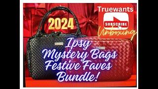 IPSY Mystery Bag Bundle 2024 Festive Fave 2 Bags 12 Full Size Products #beauty #ipsy #deal #unboxing