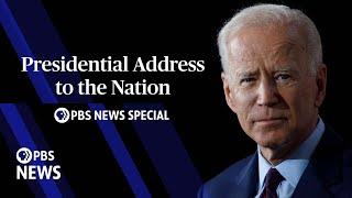 WATCH LIVE: Biden addresses the nation after dropping out of 2024 race | PBS News Special Coverage