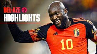 Belgium 5-0 Azerbaijan | LUKAKU ️️️️ | #REDDEVILS | European Qualifiers