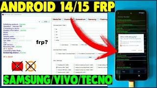 Android FRP Unlock Tool 2025 | Google Acount Lock Fix | Android 14/15 FRP Solution