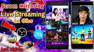 screen mirror How to short Gaming Live Streaming By screen Mirroring From phone| No PC Required| OBS