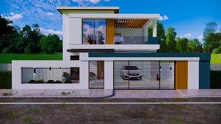 Simple House | House design idea |  9m x 12m (108sqm) | 3 Bedroom | Archi Studio