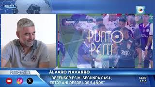 ÁLVARO "CHINO" NAVARRO. HABLAMOS CON EL TÉCNICO DE DEFENSOR SPORTING TRICAMPEÓN DE LA COPA URUGUAY.