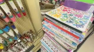 New paper, Tim Holtz, and gemstones at Hobby Lobby