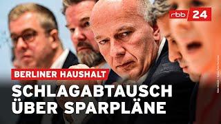 Debatte im Berliner Abgeordnetenhaus: Sparpläne des Senats im Fokus