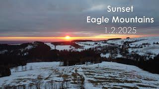 Sunset over Eagle Mountains - 1.2.2025