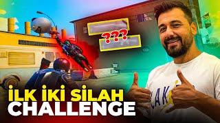 BULDUĞUN İLK İKİ SİLAHLA OYNAMA CHALLENGE / Pubg Mobile One Man Squad