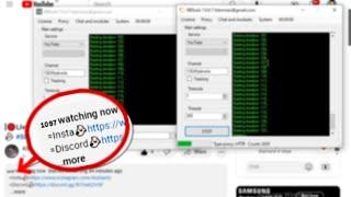 YouTube Live Streaming Bot Watching || YouTube view Bot For Live Streaming